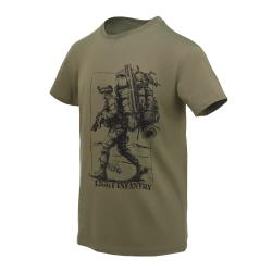 Helikon - Футболка Light Infantry - Оливково-зеленый - TS-LIF-CO-02