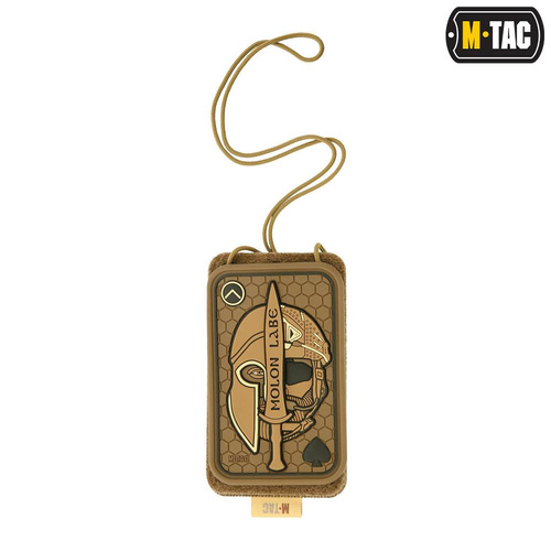 Кошельки, футляры для документов - M-Tac - Обложка для бейджа с прозрачной панелью - Coyote - 10131005