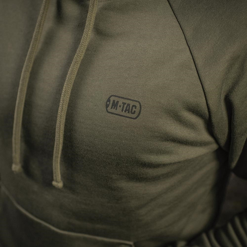 M-Tac - Толстовка хлопковая реглан Hard Tactical Sweatshirt - Dark Olive - 51388048 - Толстовки