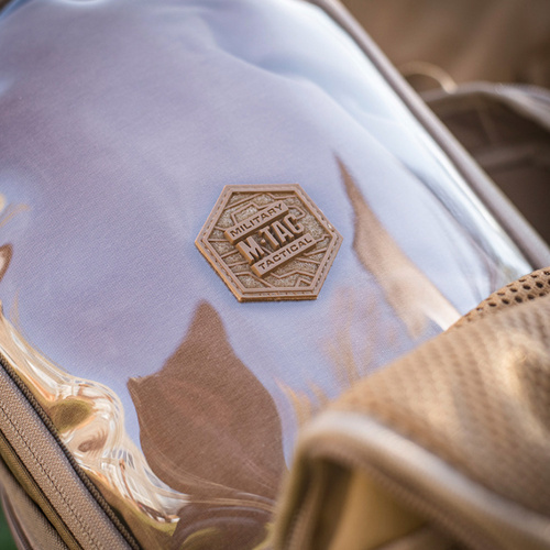 Спорядження - M-Tac - Прозорий органайзер Elite Large Gen.II - Cordura - нейлон - Coyote - 10147805-L - Підсумки вантажні