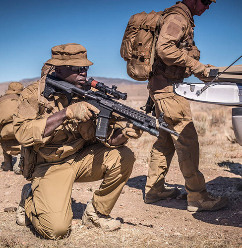 Helikon - Тактические брюки MBDU® (Modern Battle Dress Uniform®) - NyCo Ripstop - RAL 7013 - SP-MBD-NR-81 - Тактические брюки - Одежда