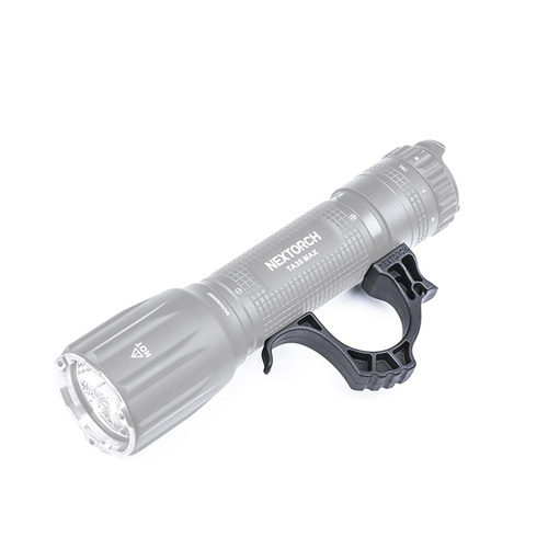 Освітлення для велосипеда - NEXTorch - Тримач для тактичного ліхтаря - діаметр 25-27 мм - чорний - FR-2