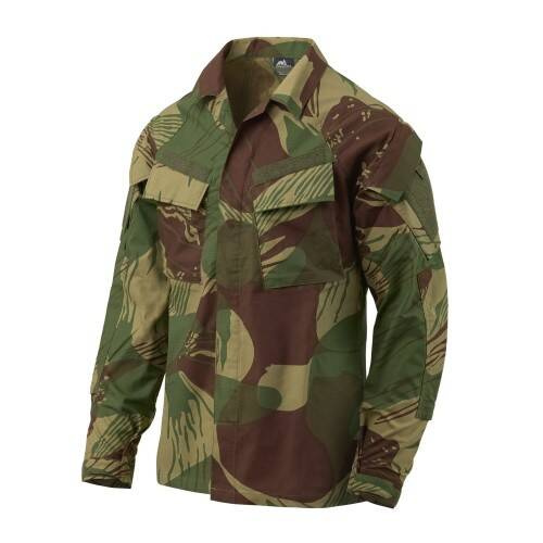 Helikon - Тактичий світшот Raid - Ріпстоп - 8 кишень - Rhodesian Camo - BL-RAD-SP-1K - Куртки M65