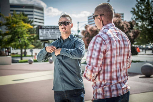 Helikon - Рубашка TRIP Nylon Blend - Indigo Plaid - KO-TRI-NB-P8