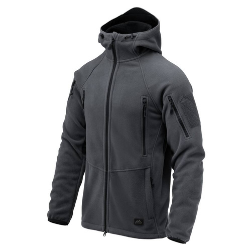 Helikon - Флисовая толстовка Patriot Mk 2 - Hybrid Fleece - Shadow Grey / Чёрный - BL-PJ2-FH-3501A - Флисовые куртки 