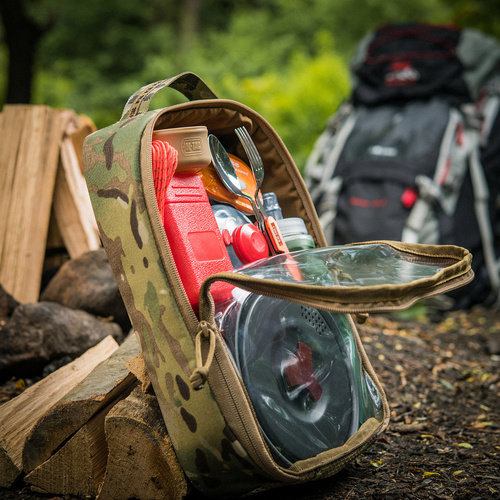 M-Tac - Велика прозора кишеня Elite Large - 30 x 19 cm - Multicam - 10147008-L - Органайзери тактичні - Туризм