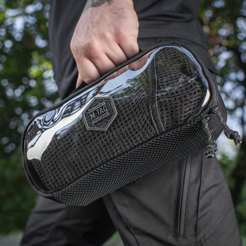 Спорядження - M-Tac - Прозорий органайзер Elite Medium Medium Gen.II - Чорний - 10147802-M - Підсумки вантажні