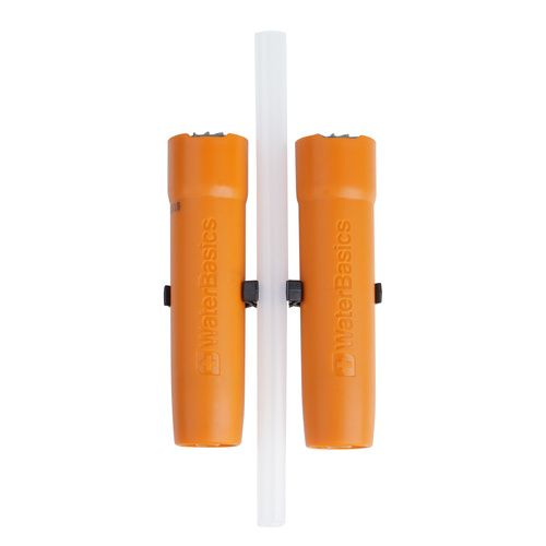 Aquamira - WaterBasics Аварийный соломенный фильтр BLU Line - 2 штуки - оранжевый - 67250 - Фильтрация воды