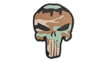 101 Inc - Naszywka 3D - Punisher - Woodland - 444130-5289