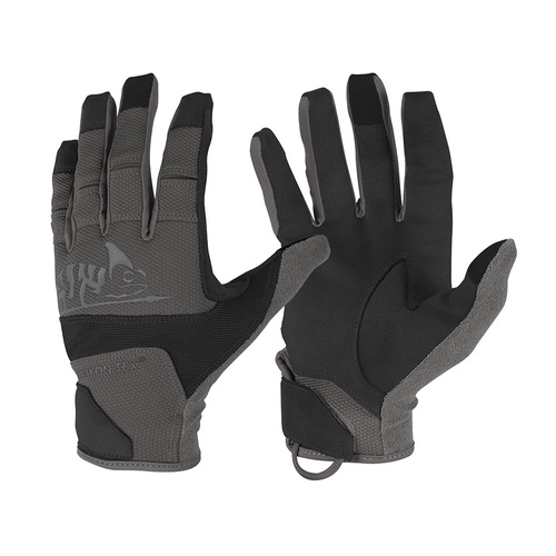 Helikon - Рукавички тактичні дальнобійні Hard® - Black / Shadow Grey - RK-RNG-PO-0135A. - Тактичні рукавиці