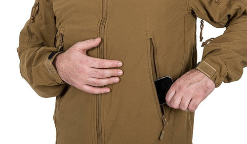 Одежда - Helikon - Куртка Cougar® QSA™ + HID™ - Soft Shell Windblocker - Navy Blue - KU-CGR-SM-37 - Тактические куртки