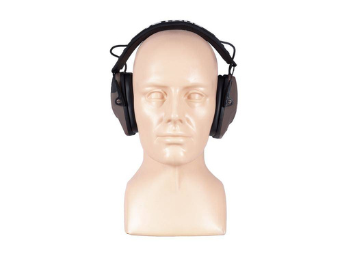 Средства защиты - RealHunter - Активные слуховые протекторы ProSHOT BT - коричневый - 258-051 - Активные наушники