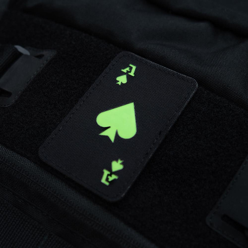 Нашивки - M-Tac - нашивка Ace of Spades - 500D Cordura - Black / Fluorescent - 51109299