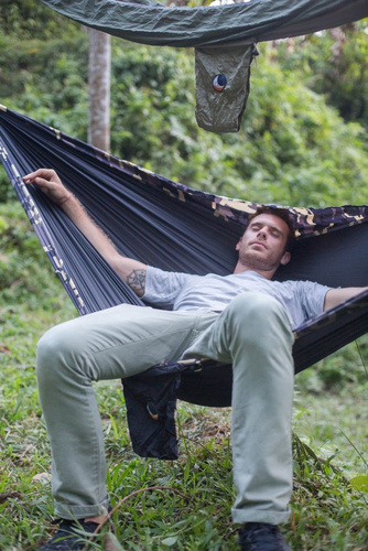 Гамаки - Ticket To The Moon - Гамак таристический Travel - Compact - Forest Green - TMC05