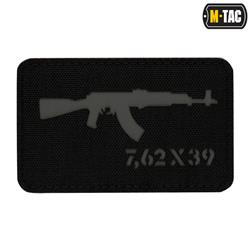 M-Tac - AKM 7.62x39 Laser Cut patch - Black/Grey - 51110211