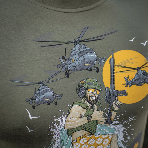Футболки - M-Tac - Футболка Surf Club - Light Olive - 80062038