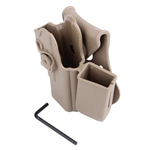 IMI Defense - Полимерная кобура 2-го уровня с кобурой Roto Paddle Holster - Desert Tan - IMI-Z1023 - Кобуры поясные - Снаряжение
