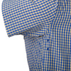 Helikon - Рубашка Covert Concealed Carry Short Sleeve - Royal Blue Checkered - KO-CCS-CB-C4