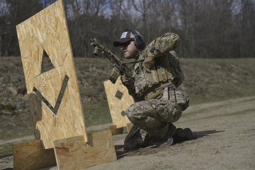 Direct Action - Панель передня Spitfire Triple Rifle - Coyote Brown - PC-R3FP-CD5-CBR - Підсумки тактичні