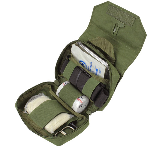 Снаряжение - Condor - Medical First Response Pouch - Rip Away - Green OD - 191028-001 - Подсумки медицинские
