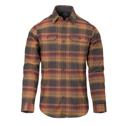 Тактические рубашки - Helikon - Koszula GreyMan - Amber Plaid - KO-GMN-PN-P0