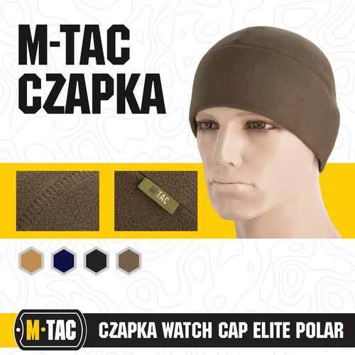 Зимние шапки - M-Tac - Зимняя шапка Watch Cap Elite - флис - темно-оливковый - 40002048.
