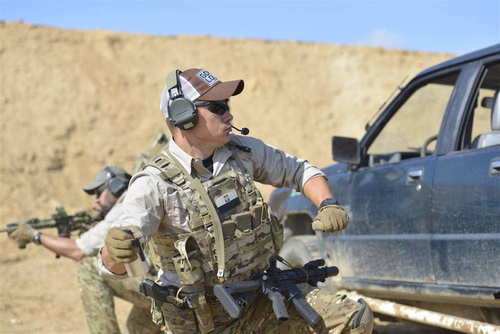 Спорядження - Direct Action - Панель передня Spitfire Triple Rifle - Crye™ Multicam® - PC-R3FP-CD5-MCM - Підсумки тактичні