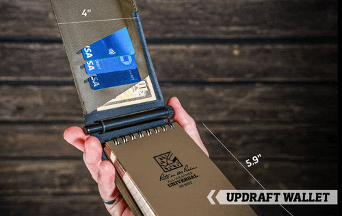Органайзеры тактические - Rite in the Rain - Monsoon Updraft Waterproof Wallet - Olive/Black - V935