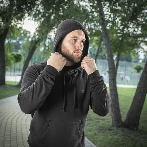 M-Tac - Bluza Hoodie Cotton Raglan - Czarna - 20483002 - Толстовки