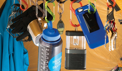 Кемпинг - Nite Ize - Набор органайзеров GearLine Organization System - 10 карабинов S-Biner - 122 см - GLN4-M1-R8 - Карабины