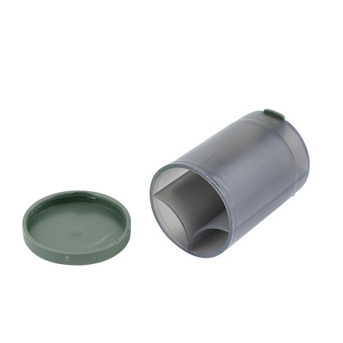 Туристическая посуда - Wildo - контейнер-шейкер для трех специй - Олива