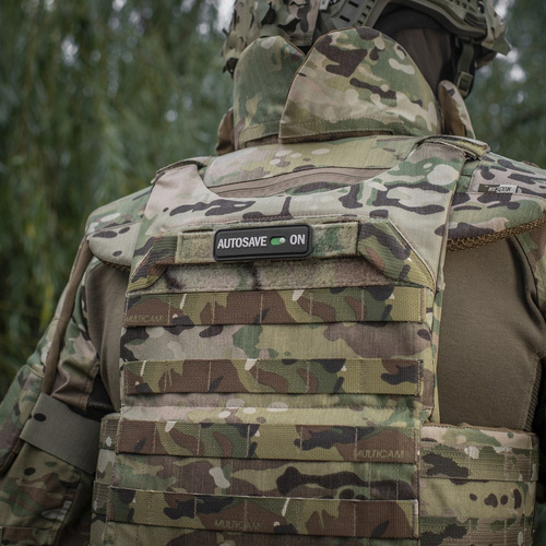 M-Tac - Нашивка Autosave PVC - 3D - черный - 51116702. - Нашивки - Одежда