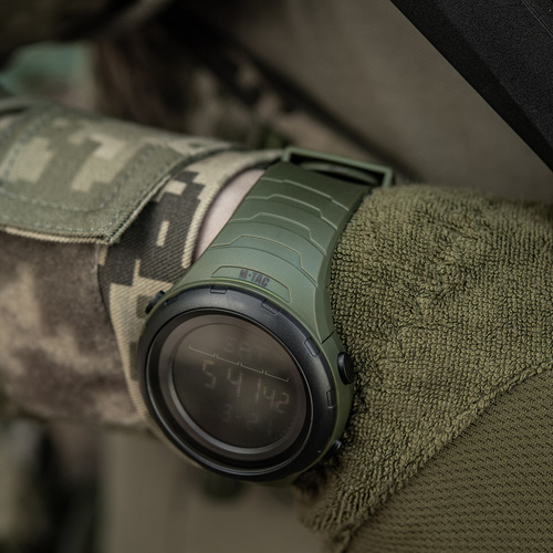 M-Tac - Тактические часы 2166 - светодиодные - 5 ATM - Зелёный - 50008001 - Часы - Снаряжение