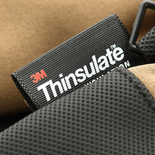 M-Tac - Тактичні рукавички Soft Shell Thinsulate - Чорний / Coyote Brown - 90308017 - Тактичні рукавиці - Спорядження