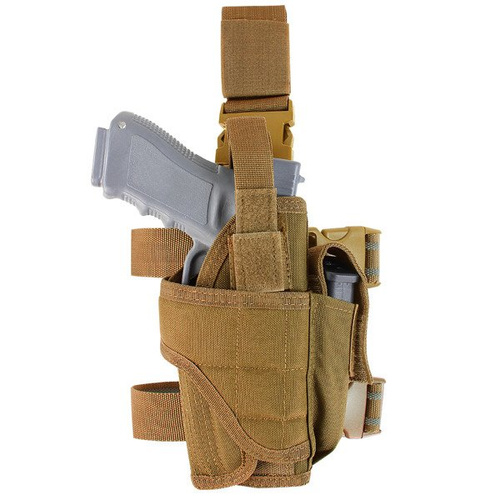 Condor - Кобура бедроввая Tornado Tactical Leg Holster - Coyote Brown - TTLH-498 - Кобуры набедренные