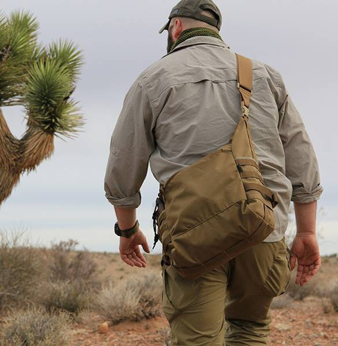 Сумки - Сумка через плече Helikon - Bushcraft Satchel - Нейлон/полімер - Синій меланж - TB-BST-NP-M2