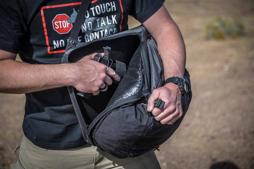 Спорядження - Helikon - Кобура Inverted Pistol Holder Insert - Сірий меланж - IN-PIH-NL-M3 - Інші чохли