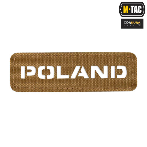 M-Tac - Нашивка Польща 25х80 - Laser Cut - Coyote - 51001005 - Нашивки