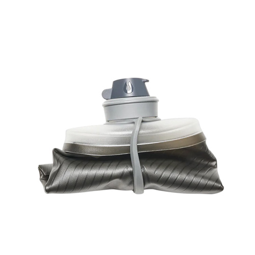 Бутылки для воды, гидраторы, котелки - HydraPak - Мягкая бутылка для воды Flux - TPU - 1500 мл - Mammoth Grey - GF425M