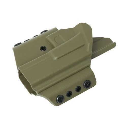 Кобура на пояс - Direct Action - Кобура Glock 17 OWB ZERO CANT NO LIGHT - Права - Kydex - Чорна - HP-OGTR-KDX-BLK