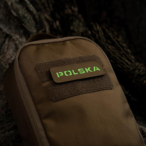 M-Tac - Нашивка Польща 25х80 - Laser Cut Fluorescencyjna - Coyote / Lum - 51004205 - Нашивки - Одяг