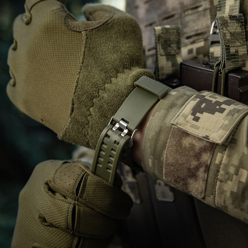 Часы - M-Tac - Тактические часы 2037 - светодиодные - 5 ATM - Зелёный - 50007001