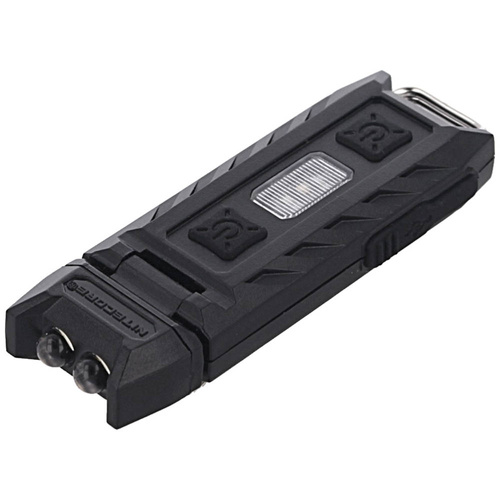 NiteCore - Світлодіодний акумуляторний ліхтар-брелок Thumb - 85 lm - Li-ion 220 mAh - White/Red LED - Чорне - THUMB - Ліхтарі брелки