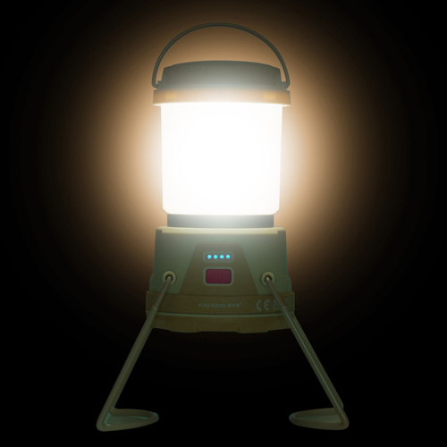 Falcon Eye - Кемпінговий ліхтар Багаття - 1720 лм - Диммер - Коричневий - FCL0032 - Кемпінгові ліхтарі