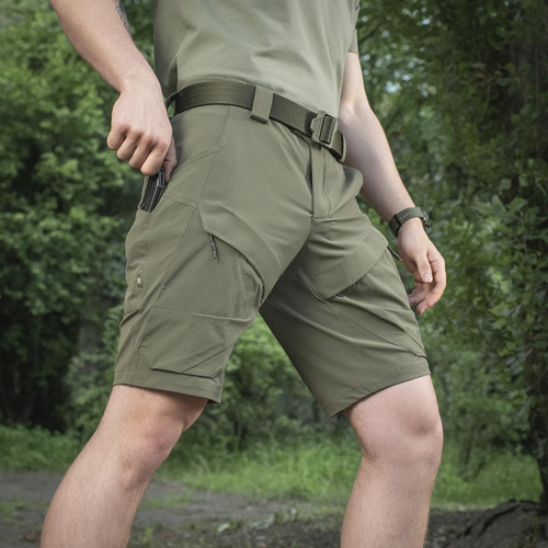 Одяг - M-Tac - Тактичні шорти Rubicon Flex - 4-Way Stretch - YKK - Army Olive - 20070062 - Шорти