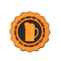 101 Inc. - 3D пластырь - Настоящие мужчины пьют пиво - оранжевый - 444130-7311