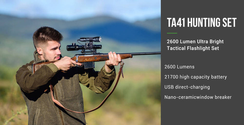 Ліхтарики - NEXTorch - світлодіодний ліхтар Hunting set TA41 - 2600 lm - TA41 HUNTING SET - Тактичні ліхтарики