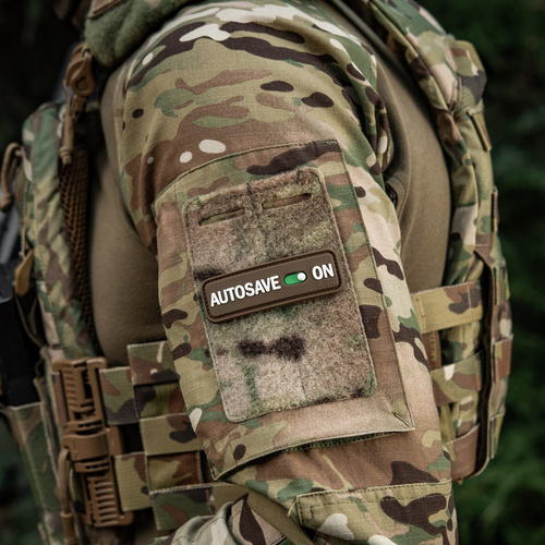 Нашивки - M-Tac - Нашивка Autosave PVC - 3D - Coyote - 51116705