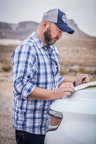 Helikon - Сорочка з суміші нейлону TRIP - Плед індиго - KO-TRI-NB-P8