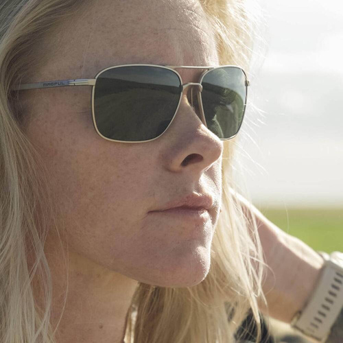 Magpul - Балістичні окуляри Santini Eyewear - Авіатори - Зелено-сірі - Поляризовані - MAG1026 - Захисні окуляри